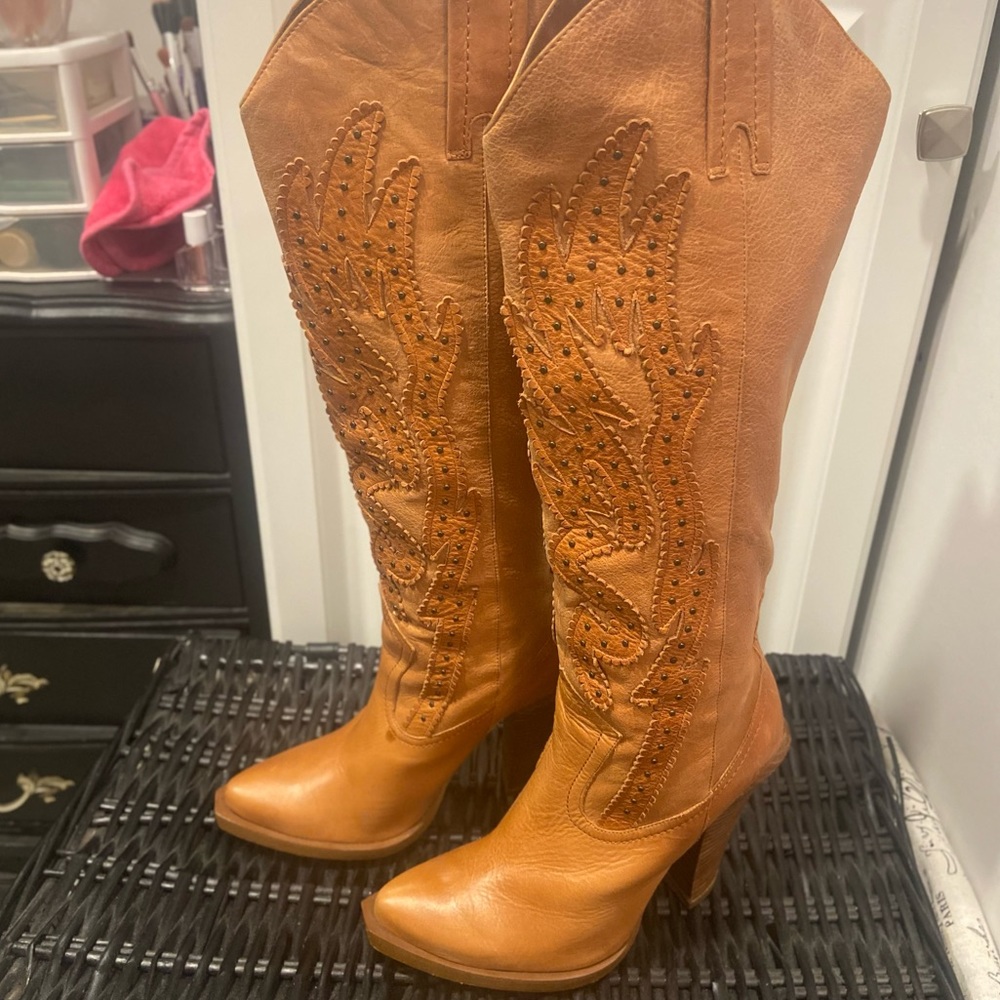 Jessica Simpson Abilene Alan Tall Cowboy Boots